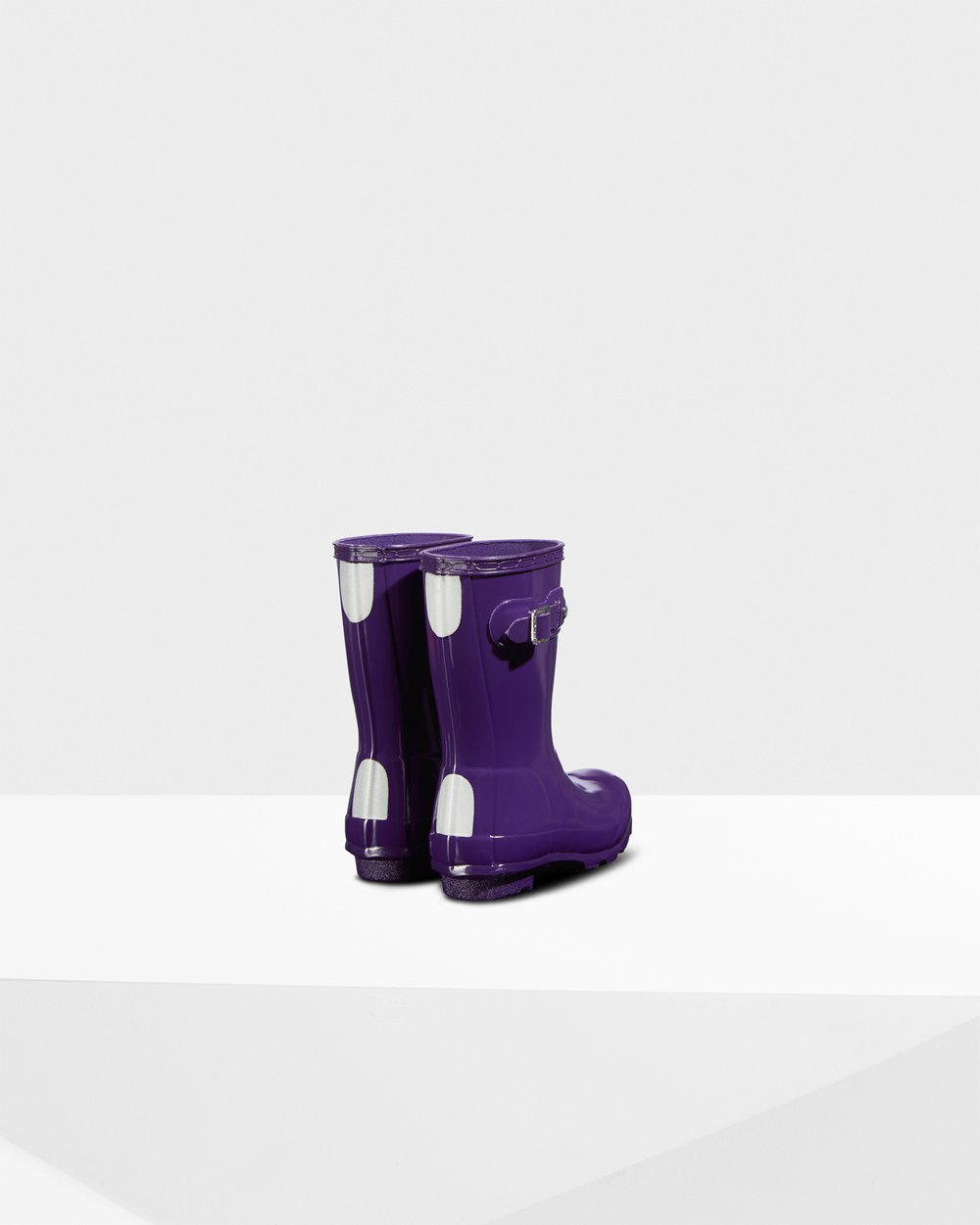 Botas De Agua Hunter Niños Original Little Gloss - Azules Moradas - Argentina 7935SDKWT